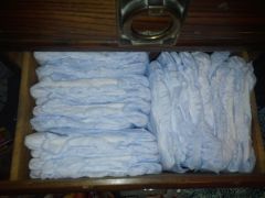 Underwear drawer for a babygirl