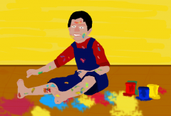Paint Mess Art By zachary alexander