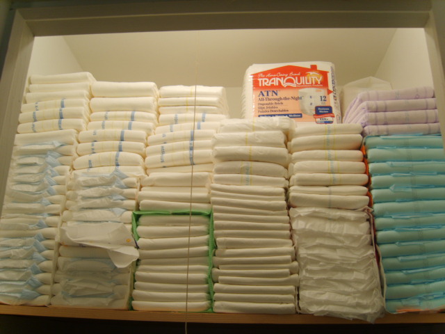 My diapers. 