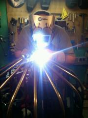 Me Welding A Cage