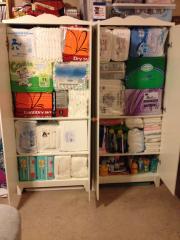 diaper storage