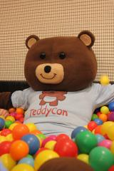 Bearnard Enjoying the Ball Pit