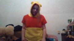 winnie the pooh inspired onesie front
