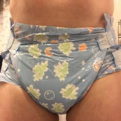 Me in my first ABU Space diaper