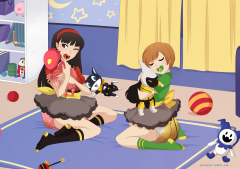 Chie and Yukiko messy