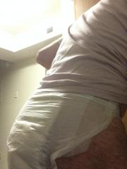 Assurance diaper from the back..