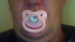My new Hello Kitty pacifier :)