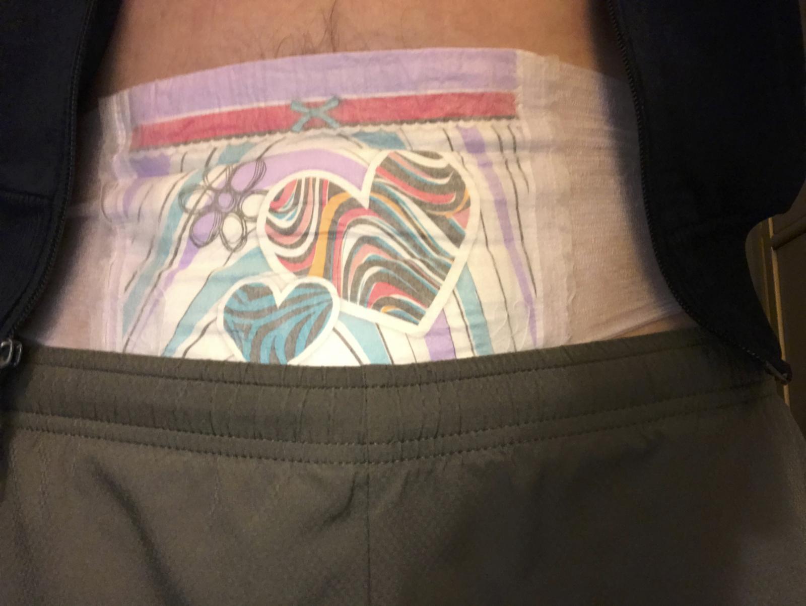 My GoodNites for Girls Peeking Out of My Running Shorts - Members - [DD]  Boards & Chat