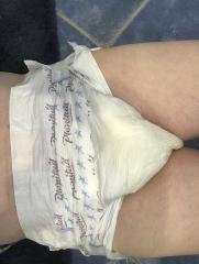 Me in a Plenitud Diaper from Argentina