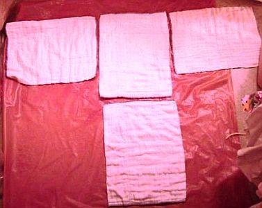 materials and layout for diaper