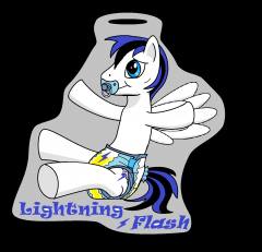 diapered and wet lightning flash v5 color AND DONE