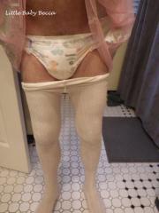 Huggies with Tights...