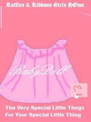 RUFFLES & RIBBONS GIRLS' HOME BabyDoll Personal Care