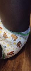 Sitting in a messy diapers feels so naughty