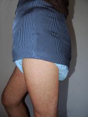 blue plastic pants and skirt f.jpg