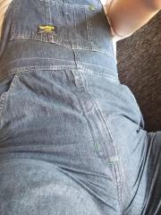 oshkosh overalls and thick nappy