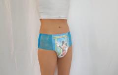 Huggies Pull-Ups Size 6T-7T (Boys Version, Guitar Design) - Front-Side View