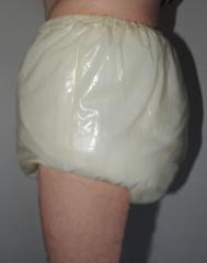 wearing cloth diaper, with soaker and 2 plastic pants.jpg