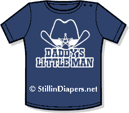 Adult Baby Shirt Design 26
Daddy's Little Man
