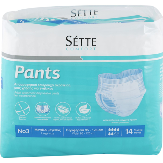 SETTE Elements Comfort Pants - Adult Disposable Underwear - No3 - L - 14pcs - 1

