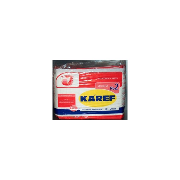Karef Adult Briefs - No2 - M - 15pcs
