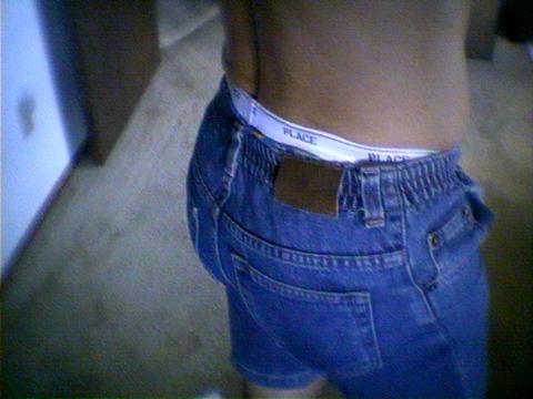 Elastic waist jeans
