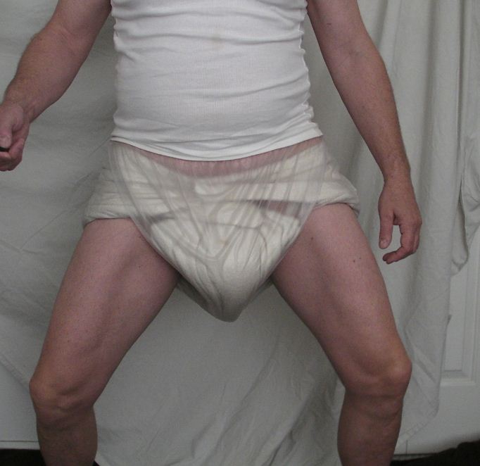 morning nappy
very wet morning nappy

