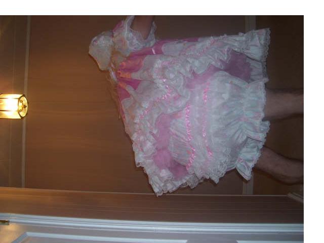 Satin Baby Dress with Bloomers
