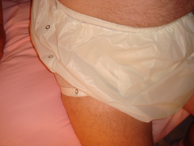 Plastic panties
Nightime diapers
