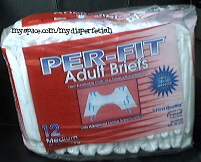 First Quality
First Quality "Per-Fit". I bought this bag for $5 - although these diapers are comfy and breathable, their absorbency is average; and unless I put a Tena "Day Plus" pad inside them diapers, they [always] leak on me.
