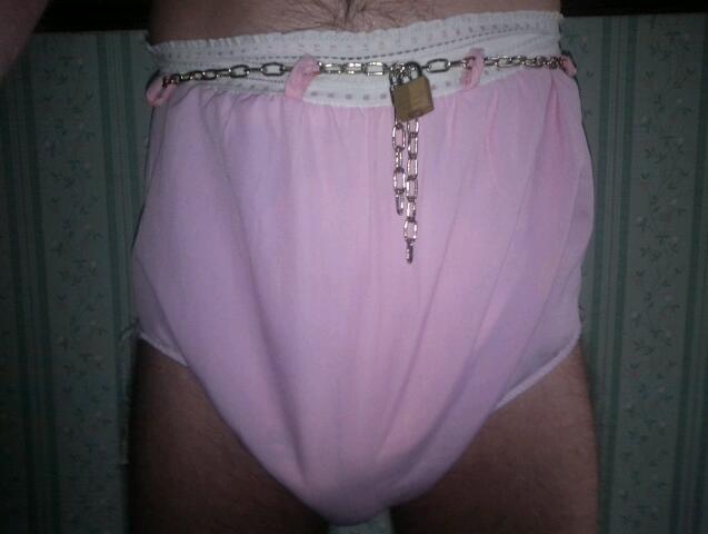 Baby Day
Mummy locked baby in some baby gear and took away the keys, hehe fun day ahead :-)

My locking water proof panties
