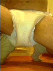 Me in my wet nappy 
