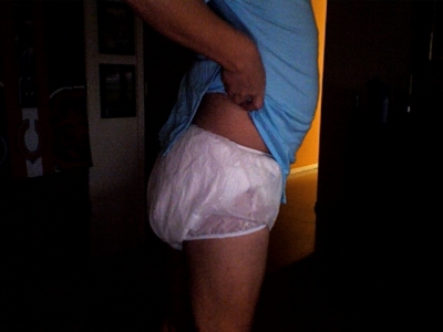 Getting dressed for bed

