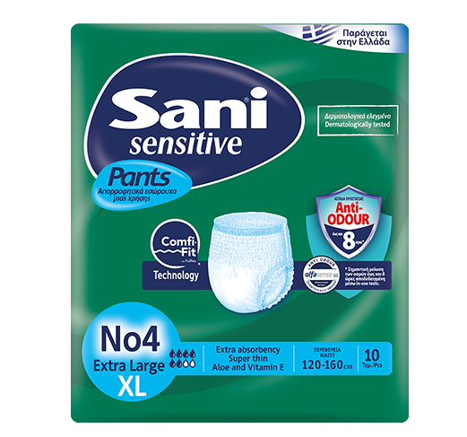 Sani Sensitive Pants Comfi-Fit - No4 XL - 10pcs
