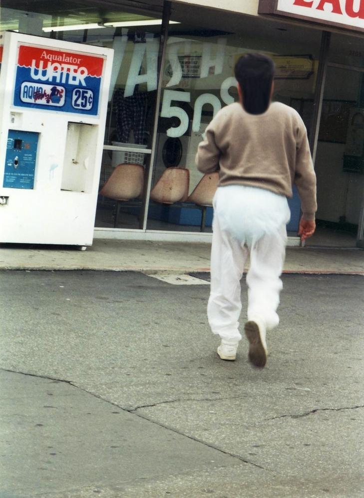 Even from a distance, everyone can see i'm diapered like a baby.  
I've worn sets of thick cloth diapers with plastic panties all of my life.  So, there's nothing anyone has said or done, that has ever taken away the pleasures that wearing diapers in public can give.

What do you think?  Do your diapers show more than mine?  
Keywords: public_cloth_diapers_shopping_