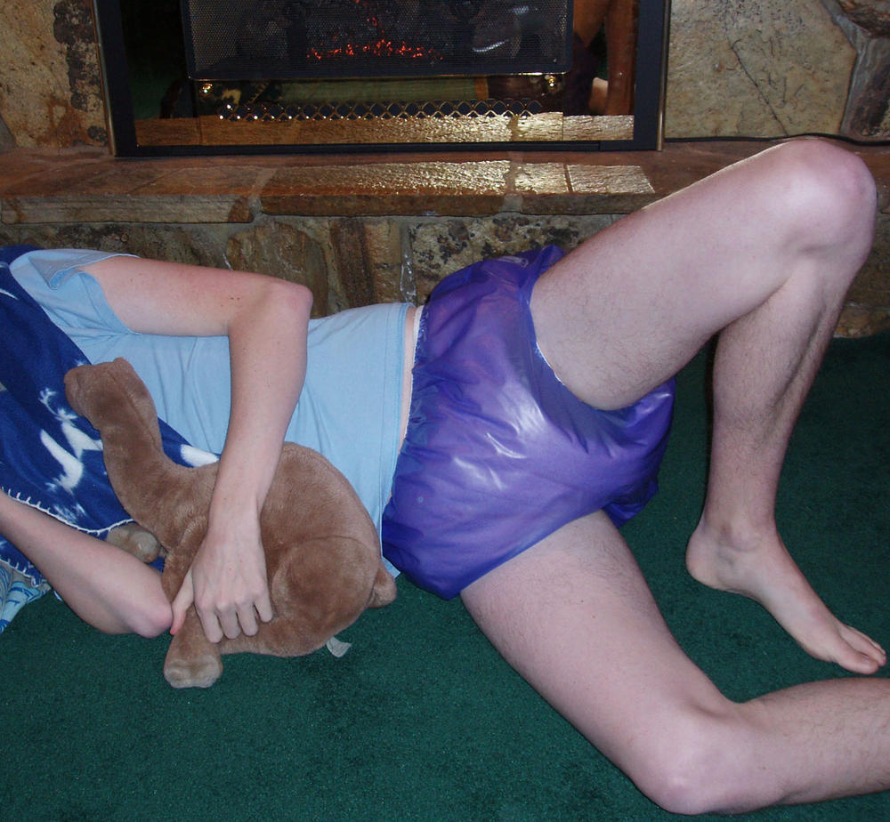 nap near the fire
I don't know what is warmer. The fire or my wet diaper.
Keywords: plastic cloth wet