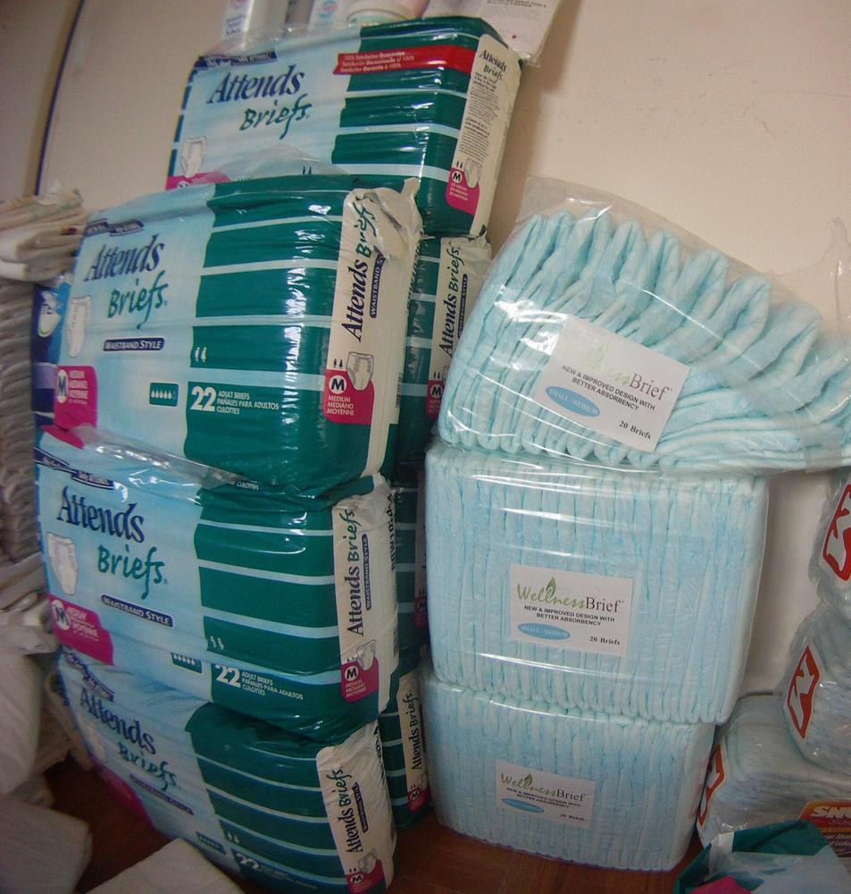 My diaper stash.