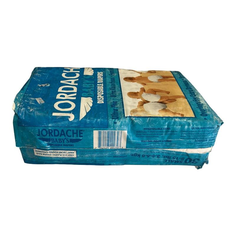 Jordache Baby's Plastic Disposable Nappies - No2 - Small - 3-6kg - 8-15lbs - 30pcs - 70
