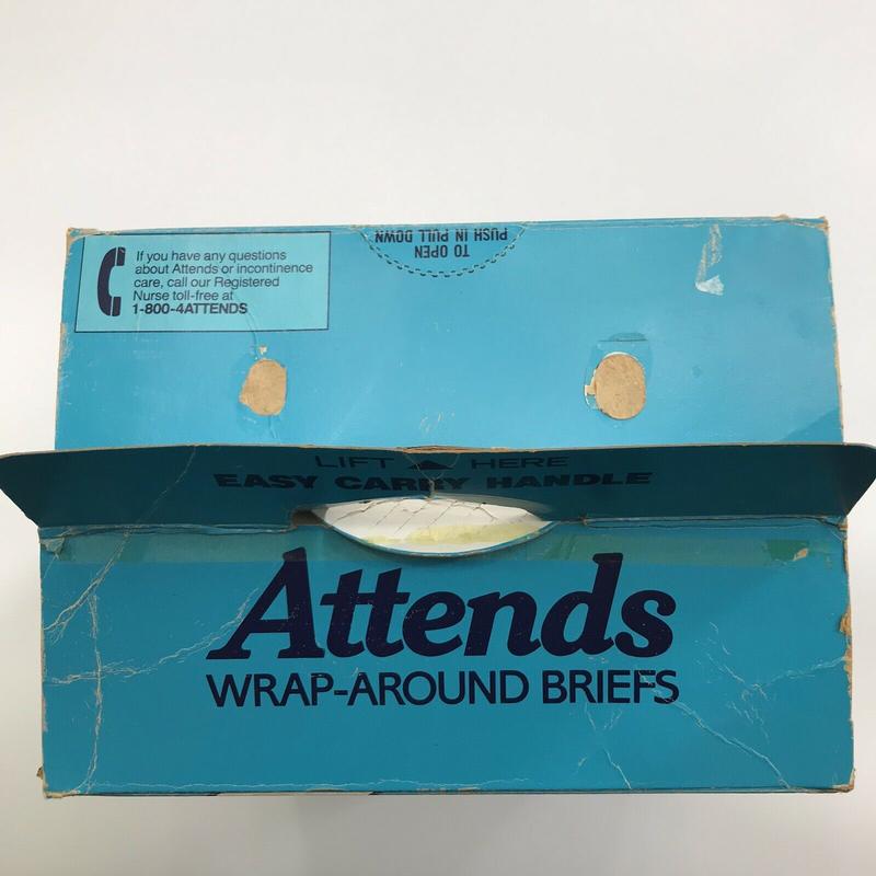 Ultra Attends Plus Wrap-Around Disposable Briefs - Maximum Absorbency - Medium (fits 32'' to 44'' hips) - 10pcs - 77

