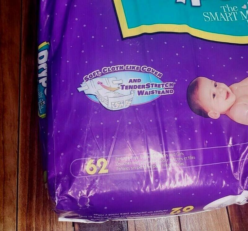 Drypers Smart Moms - Value Pack - No1 - Mini - 4-6kg - 8-14lbs - 62pcs - 10

