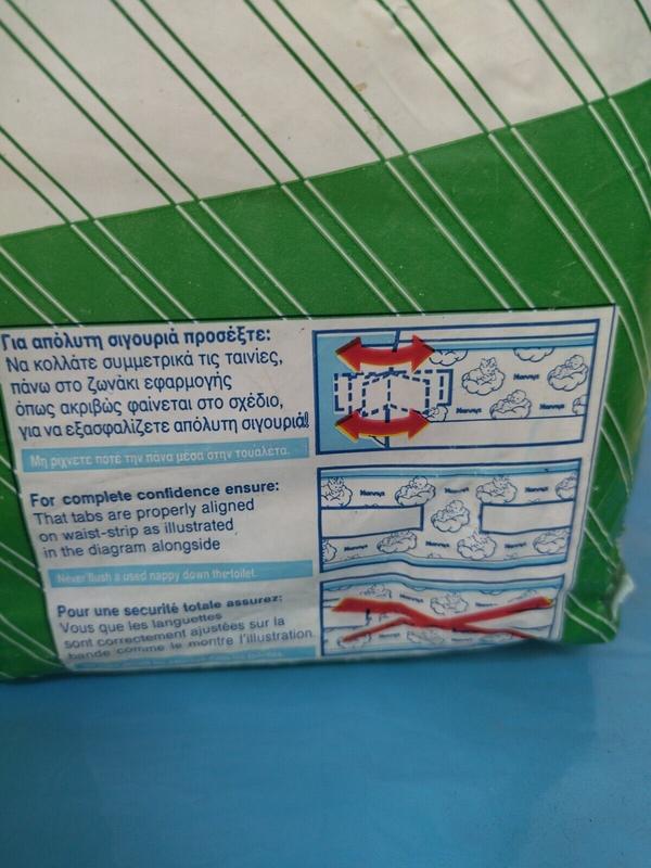 Ultra Nannys Plastic Baby Disposable Diapers - Maxi Plus - 14-22kg - 31-48lbs - 20pcs - 10
