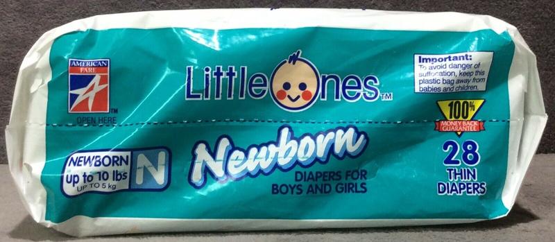 KMart Thin Disposable Nappies - Newborn (fits babies up to 5kg - 10lbs) - 24pcs - 10

