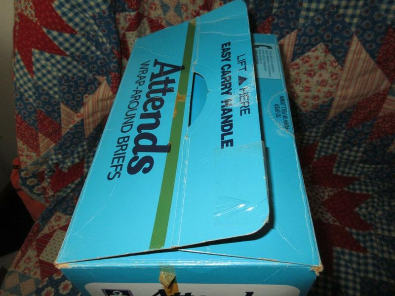 Ultra Attends Plus Wrap-Around Disposable Briefs - Maximum Absorbency - Large (fits 45'' to 58'' hips) - 6pcs - 12
