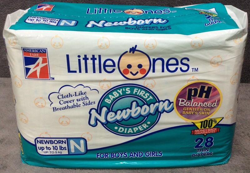 KMart Thin Disposable Nappies - Newborn (fits babies up to 5kg - 10lbs) - 24pcs - 12
