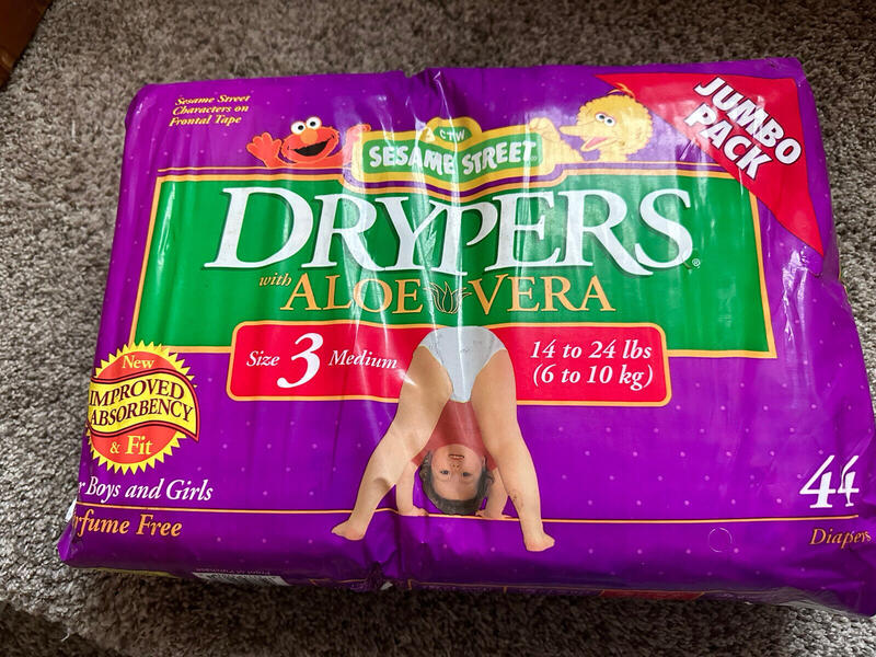 Drypers Aloe Vera - No3 - Medium - Unisex - Jumbo Pack - 6-10kg - 14-24lbs - 44pcs - 6
