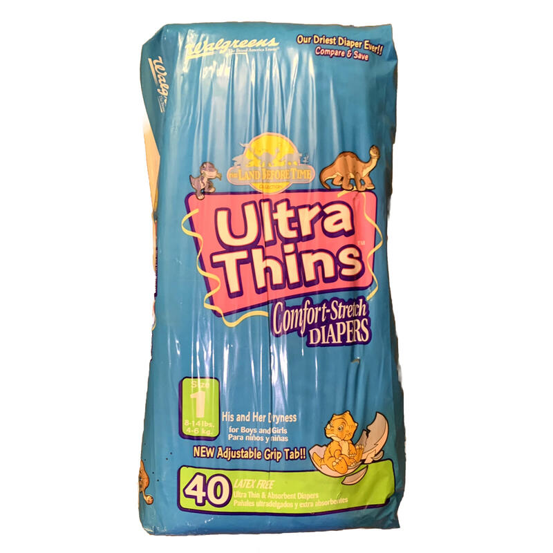 Walgreens Ultra Thins Comfort Stretch - No1 - Newborn - 4-6kg - 8-14lbs - 40pcs - 9
