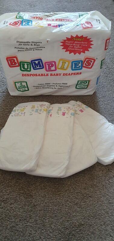 Bumpies Plastic Disposable Nappies - Unisex - No4 - Large - 10-16kg - 22-35lbs - 20pcs - 9
