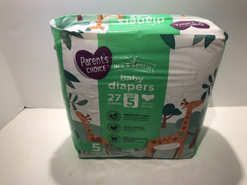 Walmart Parents' Choice Disposable Breathable Nappies - No5 - Junior - 12-22kg - up to 27lbs - 27pcs - 5
