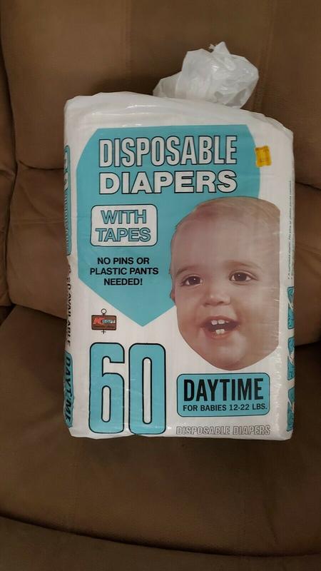 KMart Adhesive Disposable Nappies - Daytime (fits babies from 12 to 22lbs) - 60pcs - 1
