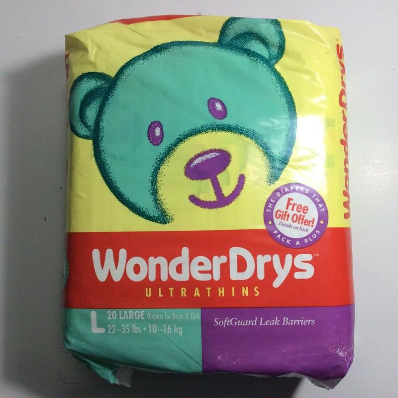 WonderDrys Disposable Nappies - Unisex - No5 - Large - 10-16kg - 22-35lbs - 20pcs - 7
